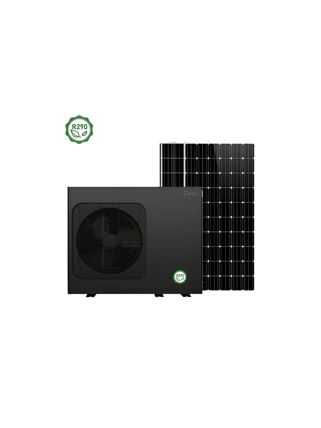 Deye Solar R290 Air to Water Heat Pump | 10/12/16kW Hybrid ACDC