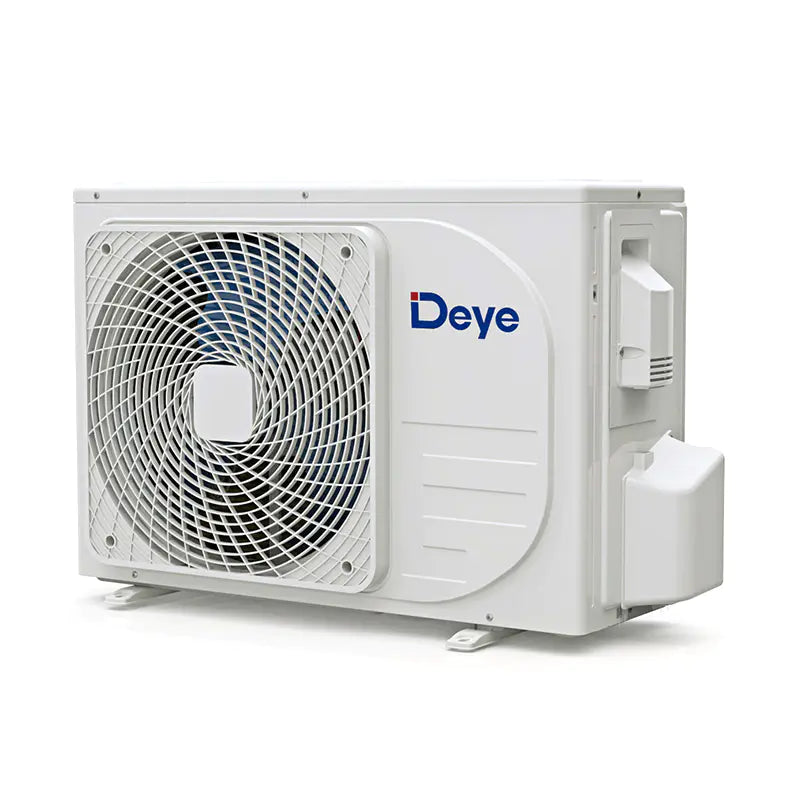 Deye DWGA21-ACDCBLW-12KR2(EU) 3.5kW R32 solar air conditioner indoor outdoor unit image