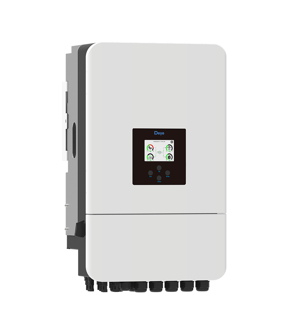 Deye SUN-3.6/5/6/7/7.6/8/10K-SG05LP1-EU-SM2-P – single-phase hybrid solar inverter with parallel-capable smart-meter kit