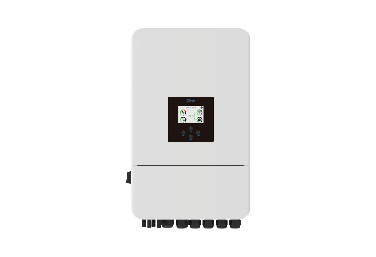 Deye SUN-3.6/5/6/7/7.6/8/10K-SG05LP1-EU-SM2-P – single-phase hybrid solar inverter with parallel-capable smart-meter kit
