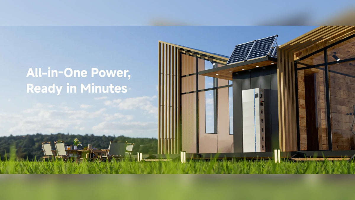 Deye AI-W5.1-B ESS complete home energy storage scene